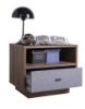 Picture of Nightstand audace, 60x40x51, brera walnut/gray