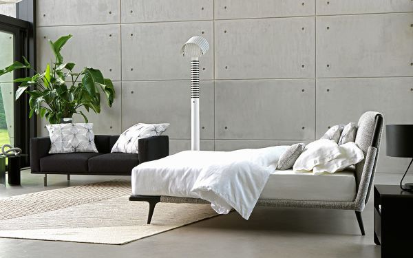 Picture of Bed lhg20565 gaudi, flou, dimensions 200x180cm, upholstered  fabric cat.5, lester ecru