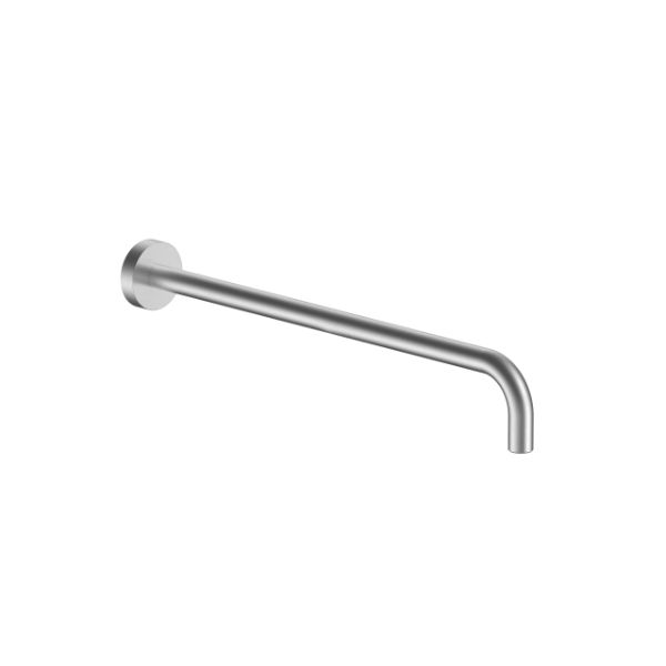 Picture of Shower arm 86938027 acquafit, fantini, 30cm, square backplate, wall-mount, brushed stainless steel