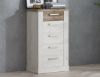 Picture of Chest drawer durk411-t75 duro, forte, dimensions 106x62x41cm, white/oak