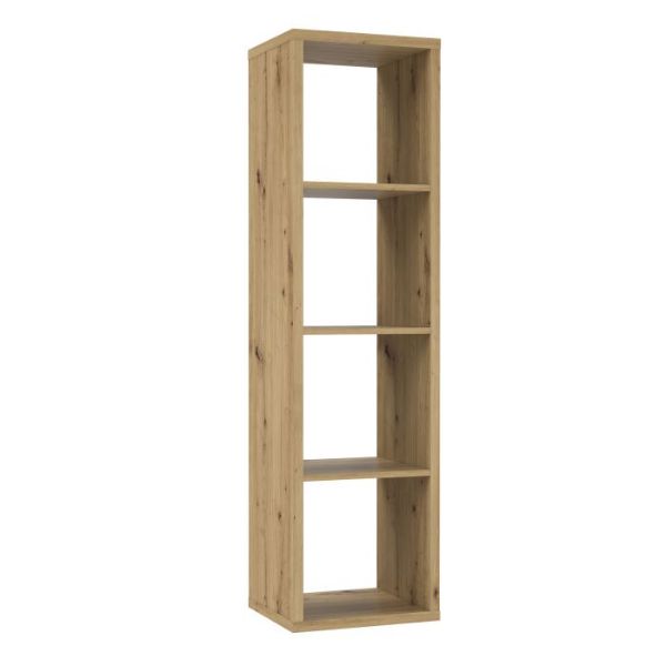 Picture of Bookcase mxxr411-d78 mauro, forte, dimensions 141x38x33cm, oak