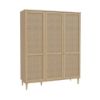 Picture of Wardrobe cqss932-d95d calasetta, forte, dimensions 208.1x164.8x52.1cm, elegancia oak