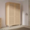 Picture of Wardrobe cqss922-d95d calasetta, forte, dimensions 208.1x110.1x52.1cm, elegancia oak
