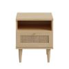 Picture of Nightstand cqsk012-d95d calasetta, forte, dimensions 54.5x45.4x41.4cm, elegancia oak
