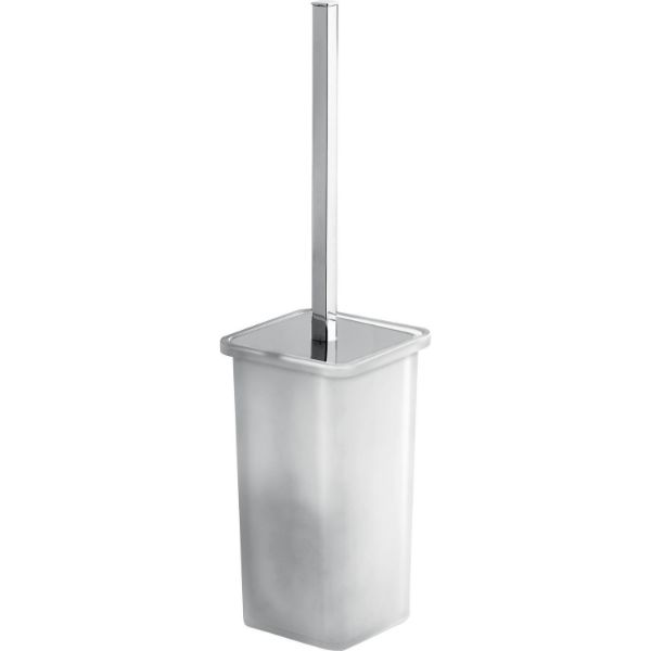 Picture of Toilet brush holder 57330200200 glamour, gedy, crystal, floor standing, white
