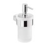 Picture of Soap dispenser pi811300100 pirenei, gedy, crystal, wall mounted, cromato