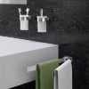 Picture of Soap dispenser pi811300100 pirenei, gedy, crystal, wall mounted, cromato