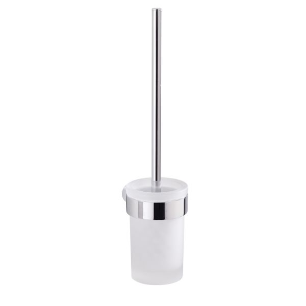 Picture of Toilet brush holder pi331300103/pi331300003 pirenei, gedy, crystal, wall mounted, cromato