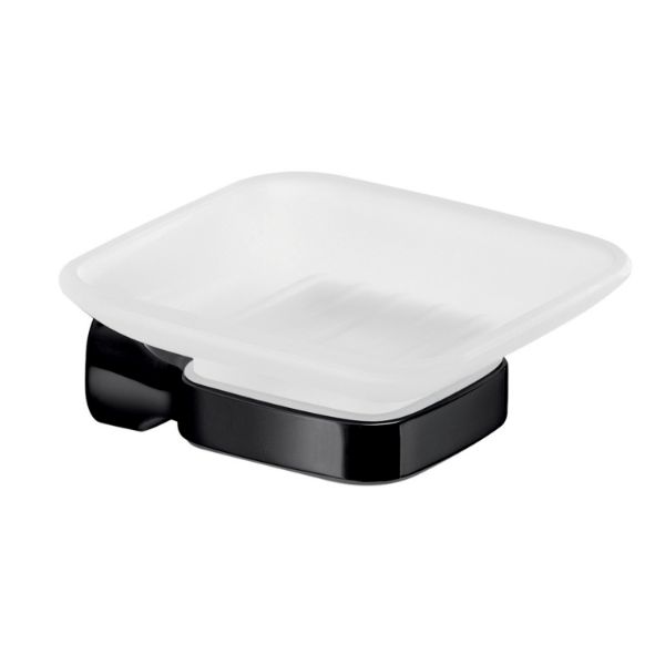 Picture of Soap dish st111400000 stelvio, gedy, crystal, wall mounted, black