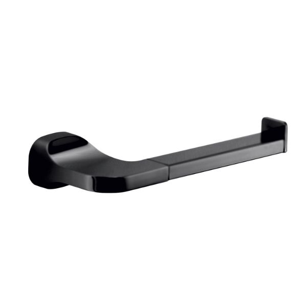Picture of Toilet paper holder st241400000 stelvio, gedy, without cover, wall mounted, black