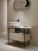 Picture of Basin b6o54bo t-edge, globo, 54x36, sit-on installation, oval, matt white