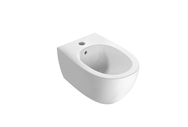 Picture of Wall-hung bidet mds09ar 4all, globo, 54cm, fixing kit, space-saving, mattone