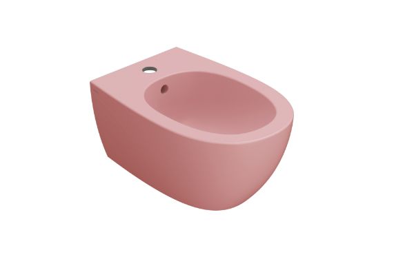 Picture of Wall-hung bidet mds09fr 4all, globo, 54cm, fixing kit, space saving, fard