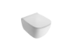 Picture of Wall-hung wc gns03bi genesis, globo, 50cm, no rim, fixing kit, space-saving, glossy white