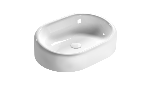 Picture of Basin lt061fe lalita, globo, 61x42cm, sit-on installation, oval, felce