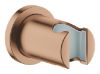 Picture of Wall hand shower holder 27074dl0 rainshower, grohe, round escutcheon, brushed warm sunset