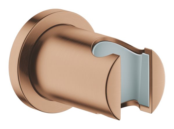Picture of Wall hand shower holder 27074dl0 rainshower, grohe, round escutcheon, brushed warm sunset