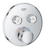 Picture of Thermostat for concealed installation 29119dc0 grt smartcontrol, grohe, with 2 valves, round, supersteel