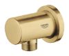 Picture of Shower elbow 27057gn0 rainshower, grohe, round escutcheon, brushed cool sunrise