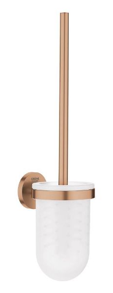 Picture of Toilet brush set 40374dl1 essentials, grohe, wall mounted, round concealed, brushed warm sunset
