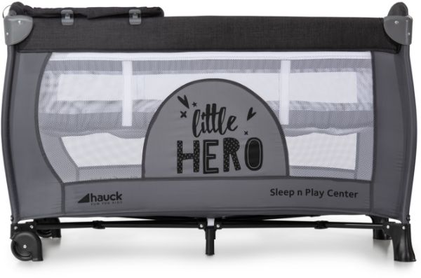 Picture of Travel cot 60064-1 sleep n play center, hauck, dimensions 125x82x68.5cm, little hero