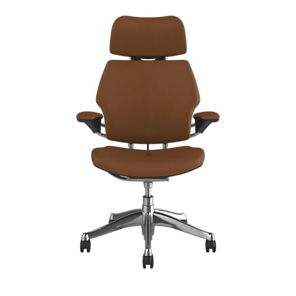 Picture of Freedom task chair f21, humanscale, 2 standard mechanism, duron arms graphite, corvara saddle 