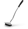 Picture of Extra wide grill brush, stainless steel, black