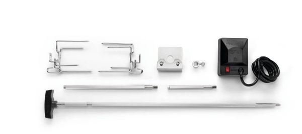 Picture of Rotisserie kit rogue, stainless steel, silver, 46 inch.