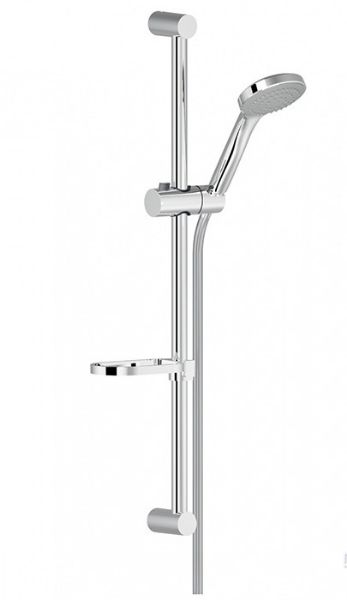 Picture of Wall rail shower ad140/64cr, nobili, adjustable and removable  shelf, chrome
