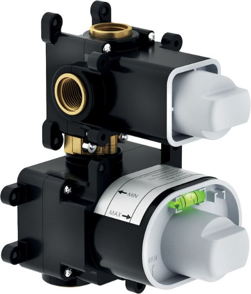 Picture of Flush fit thermostatic mixer we00102, nobili, required flush-fit part