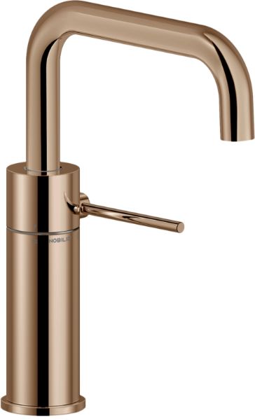 Picture of Single lever basin mixer ve125118/2rcp velis, nobili, energy saving system, red kanyon pvd