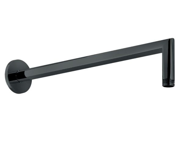 Picture of Shower arm ad138/44flp, nobili, 350mm, wall arm, round escutcheon, diamond smoke pvd