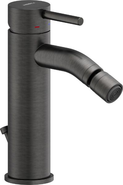 Picture of Single lever bidet mixer lv00119/15gup live, nobili, grafite spazzolato pvd