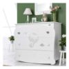 Picture of Chest drawer 0533248n bonnie, pali, dimensions 107x92x54cm, white
