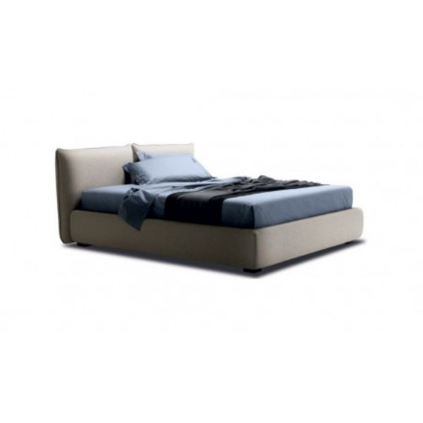 Picture of Bed mode160 modern, samoa, dimensions 200x160cm, with slate base, jazz 01 cat.a