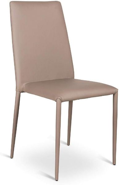 Picture of Chair om/124/t cleo, stones, dimensions 96x42x40cm, metal structure, faux leather upholstery, taupe