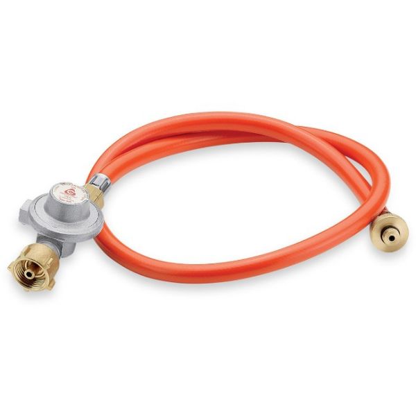 Picture of Gas pipe & pressure adapter kit 3-in-1, metal, black, 25×26×8 cm