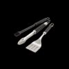 Picture of Weber premium barbecue utensils set, 3 pieces, stainless steel, silver, 5.4 × 22.9 × 57.8 cm