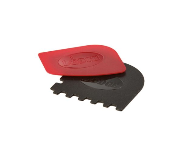 Picture of Lodge grill scraper, plastic, red/black, 0.02 kg