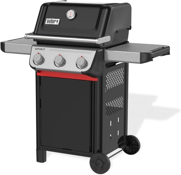 Picture of Weber spirit e-310 gas grill, 3 burners, black/silver, 53.5×66×83 cm