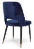 Picture of Chair a-8822 velur, metalic structure, velvet 66 upholstery, blue turquise