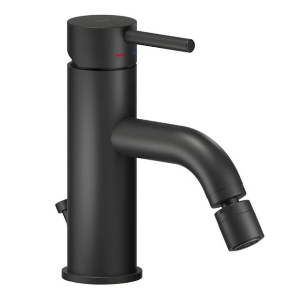 Picture of Single lever bidet mixer lv00119/1bm live , nobili, velvet black