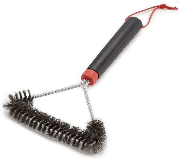 Picture of Weber 6278 grill brush 45 cm, plastic/stainless steel, black/silver
