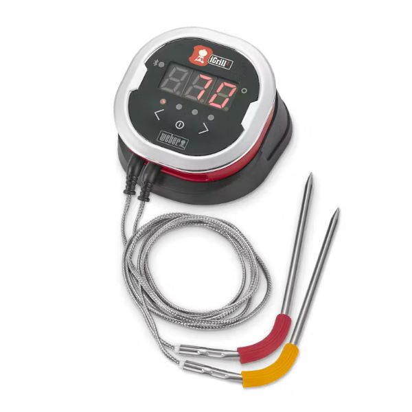 Picture of Weber igrill 2 bluetooth grill thermometer, metal, black, 3.2×10.8×5.0 cm