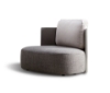 Picture of Armchair pierre, flou, dimensions 101x87cm, anodic bron metal shell, fabric cat.5 upholstery, leon ecru