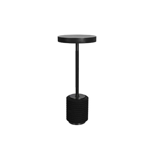 Picture of Table lamp, minimalist, steel+black travertine+aluminium finish:bz(s-016) light source:led 3000k 12w, φ18*h43cm