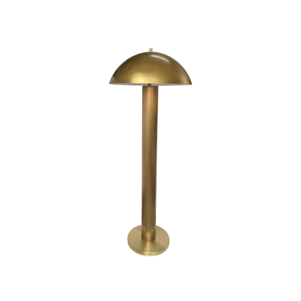 Picture of Floor lamp, mashroom, steel brushed brass, d.60x152.5cm, socket:e27*2
