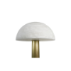 Picture of Floor lamp, mashroom, alabaster+steel finish, ab(s-013), d.50*h139cm, socket:e27*1