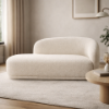 Picture of Boucle chaise left, boho, beige, 179x93x78cm