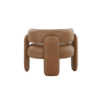 Picture of Lounge chair, euphoria, leather, marron, 86x76x67cm
